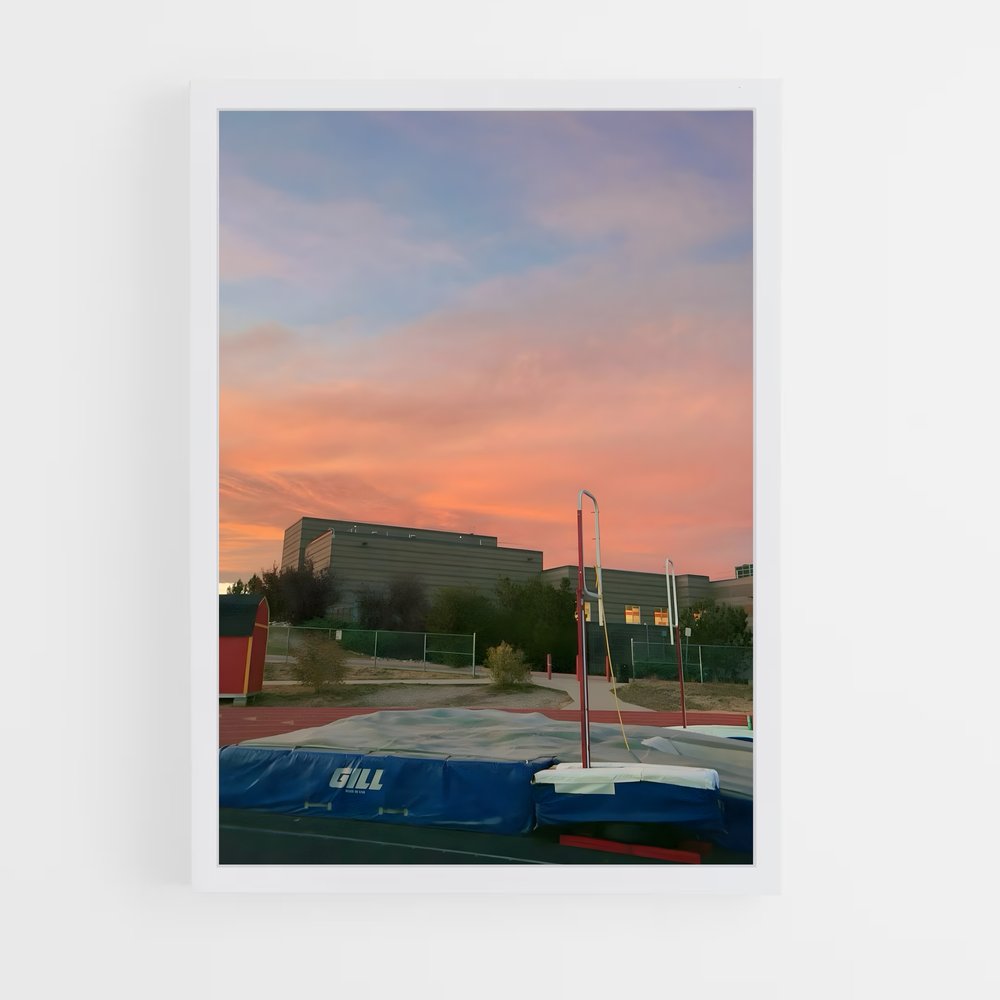 Poster Ciel de Stationnement – affiche Athlétisme (vue 3)